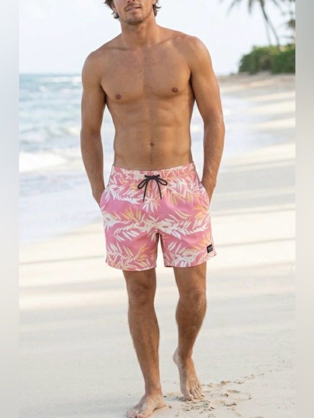 Quiksilver D Floral Fade Volley 17" Swim Shorts Boardshorts Beach Shorts Size XL